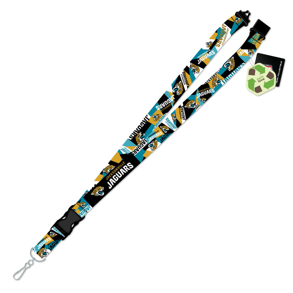 Jacksonville Jaguars Lanyard Shattered Design