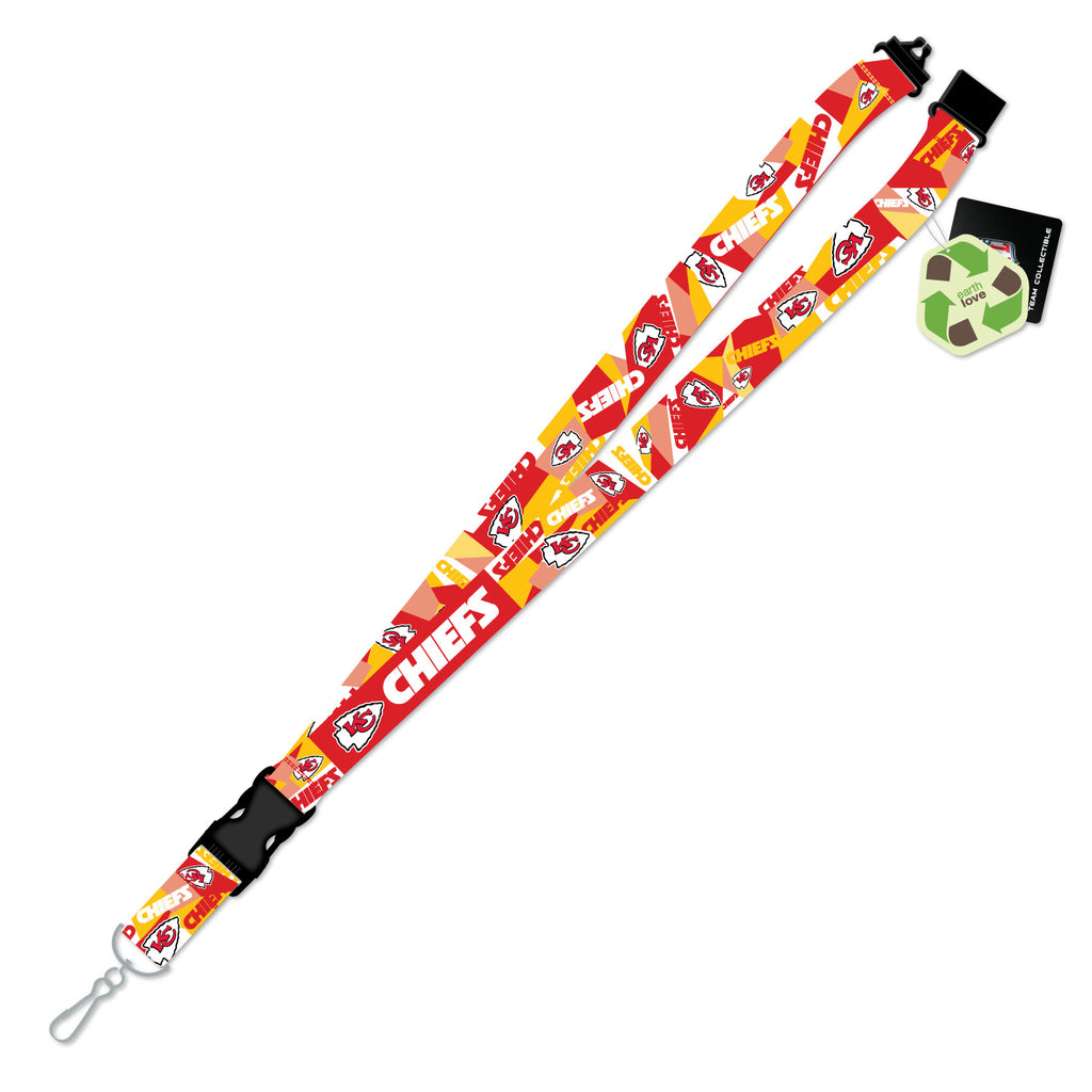 Kansas City Chiefs Lanyard Shattered Design