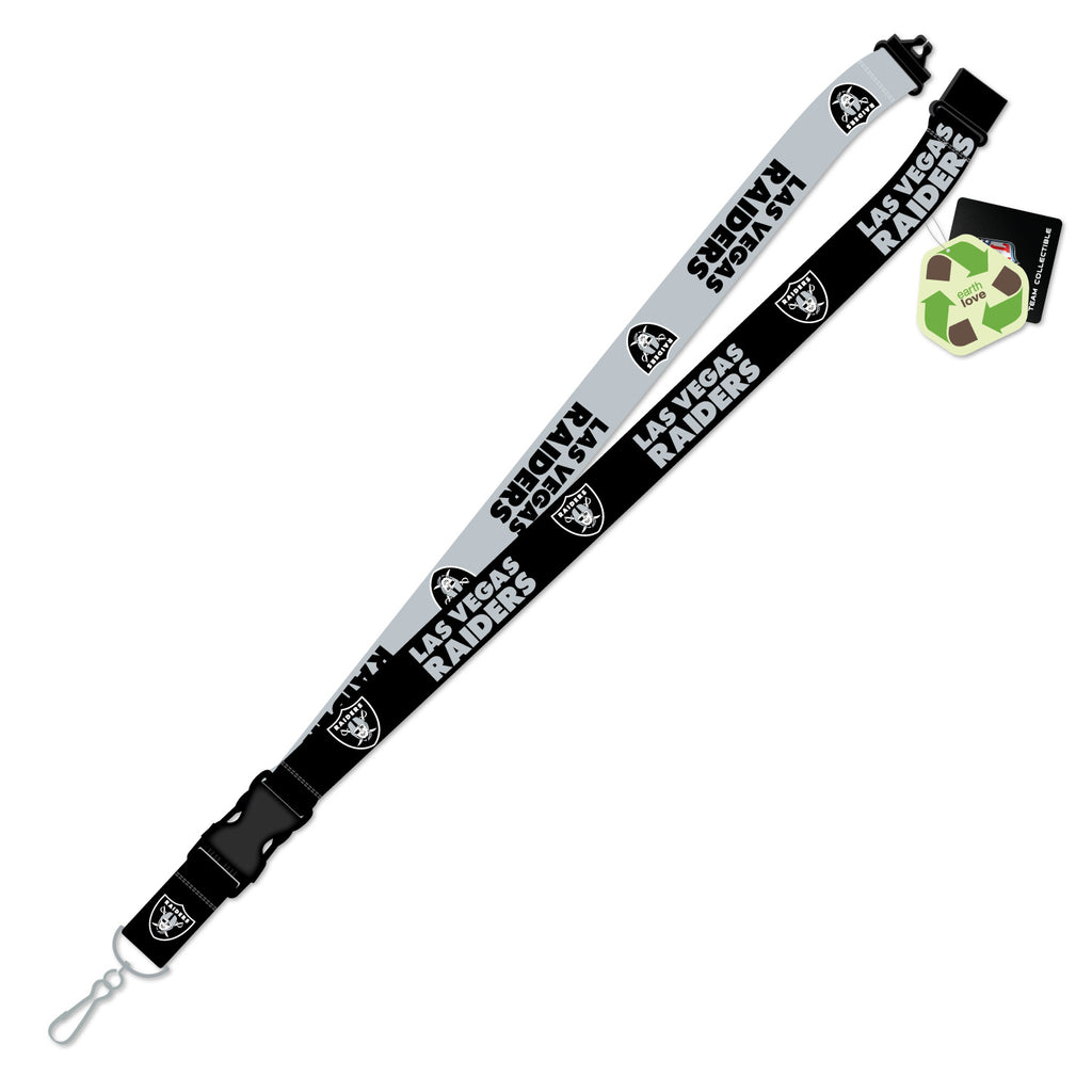 Las Vegas Raiders Lanyard Shattered Design