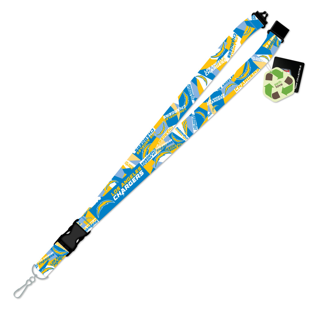 Los Angeles Chargers Lanyard Shattered Design