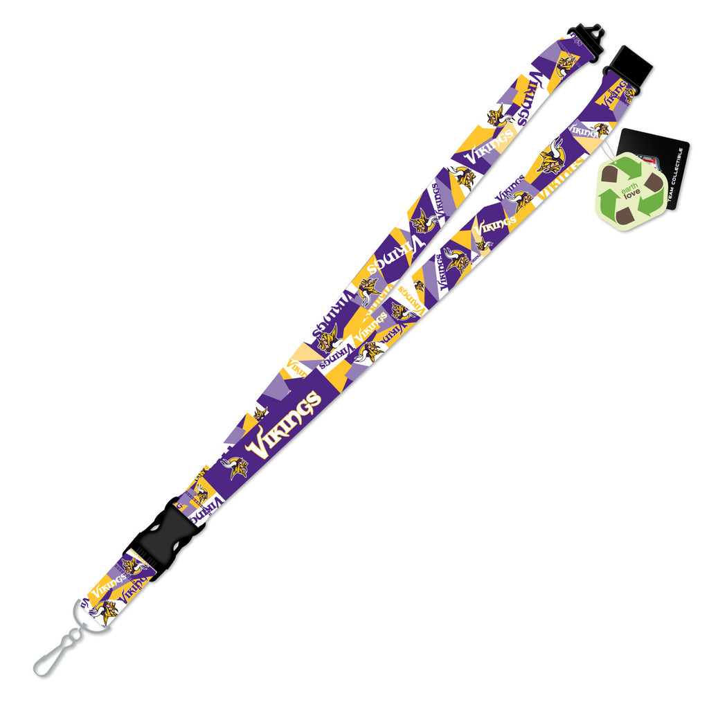 Minnesota Vikings Lanyard Shattered Design