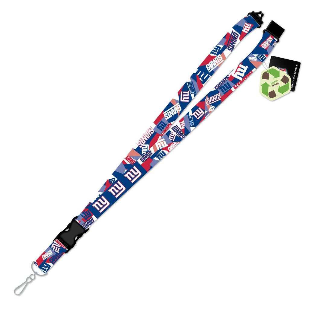 New York Giants Lanyard Shattered Design