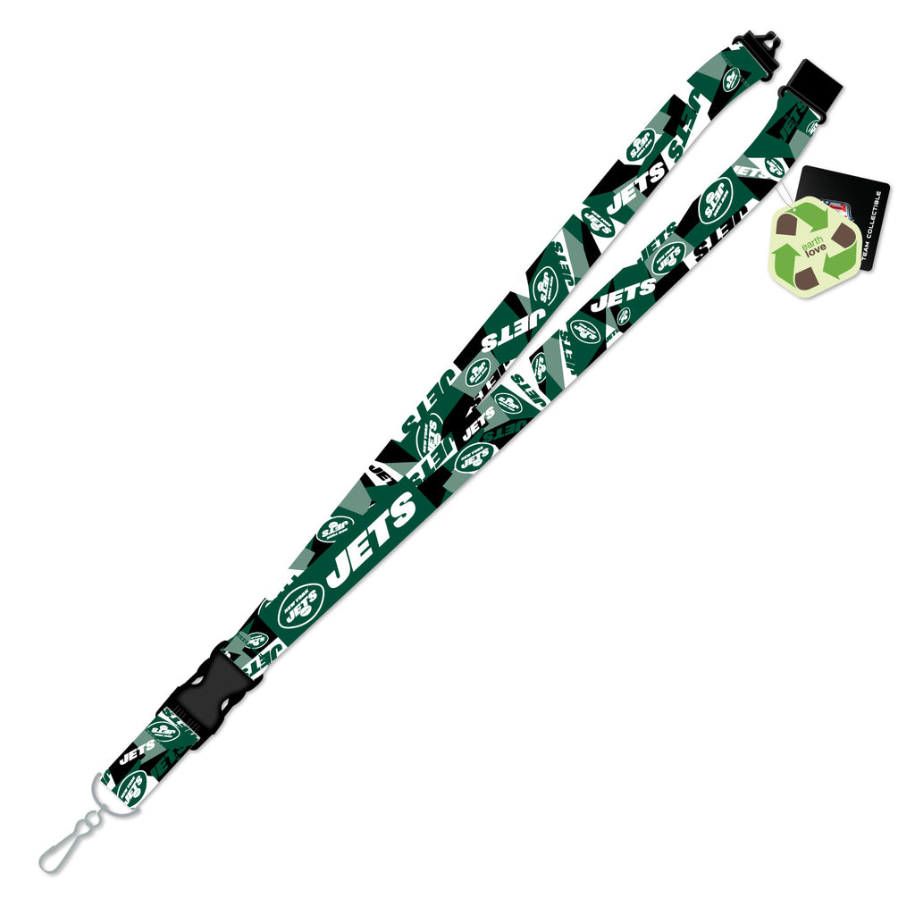 New York Jets Lanyard Shattered Design