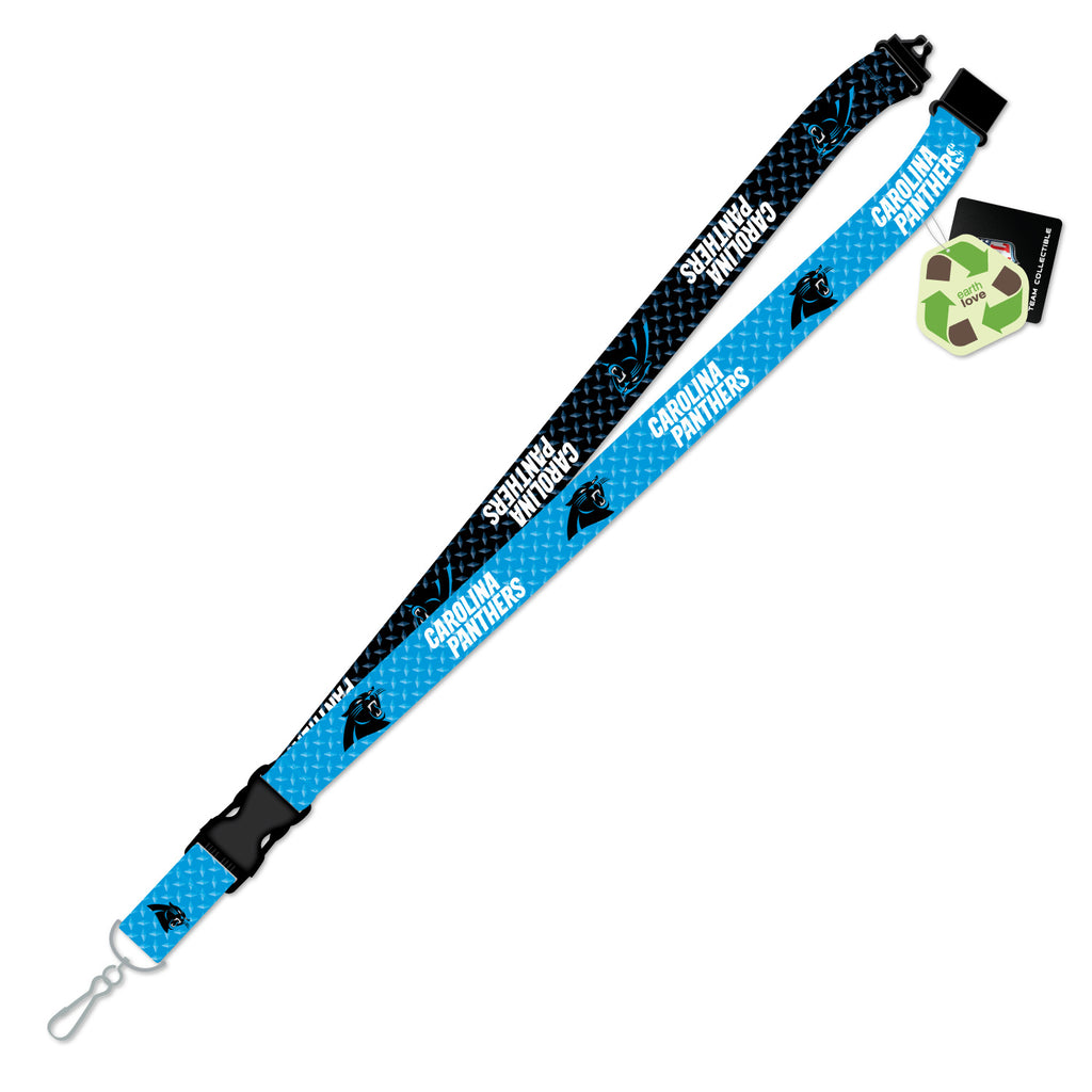 Carolina Panthers Lanyard Sustainable Diamond Plate