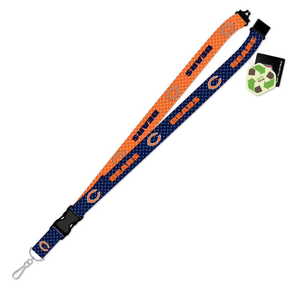 Chicago Bears Lanyard Sustainable Diamond Plate