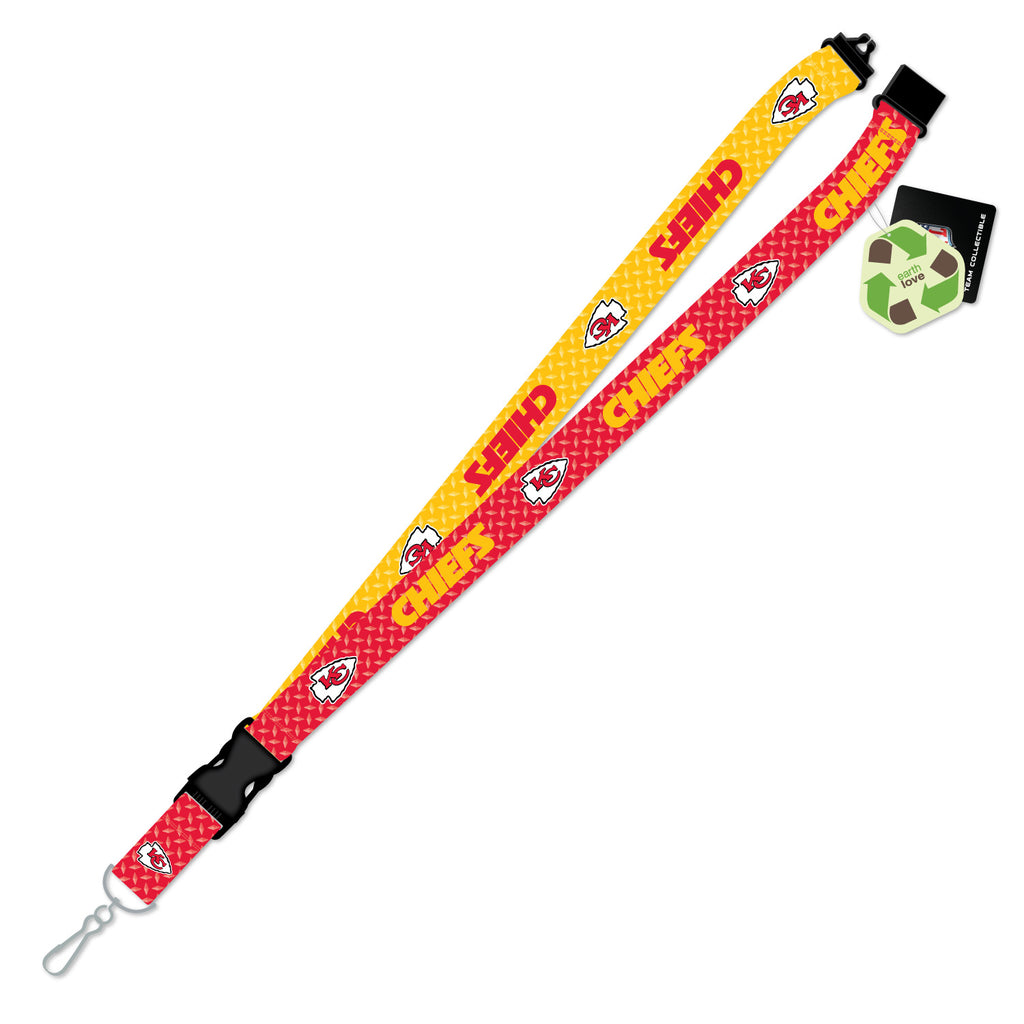 Kansas City Chiefs Lanyard Sustainable Diamond Plate