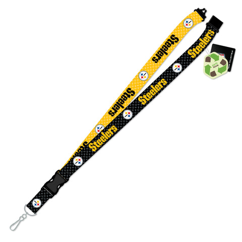 Pittsburgh Steelers Lanyard Sustainable Diamond Plate