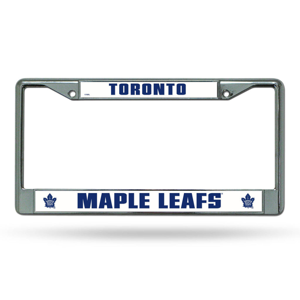 Toronto Maple Leafs License Plate Frame Chrome Special Order