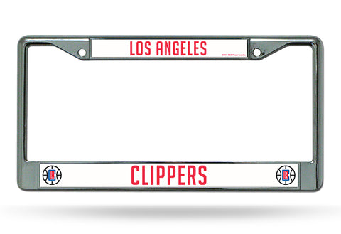 Los Angeles Clippers License Plate Frame Chrome Special Order
