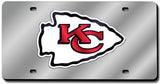 Kansas City Chiefs License Plate Laser Cut