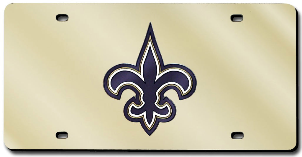 New Orleans Saints License Plate Laser Cut