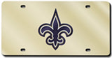 New Orleans Saints License Plate Laser Cut