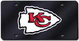 Kansas City Chiefs License Plate Laser Cut