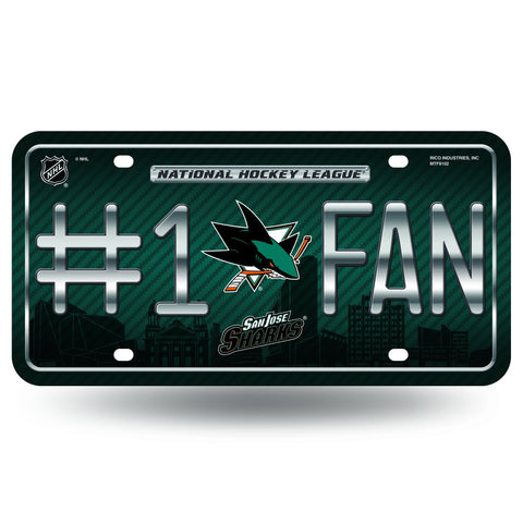 San Jose Sharks License Plate #1 Fan