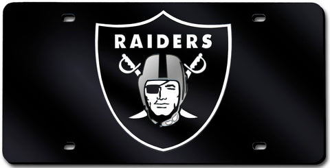 Las Vegas Raiders License Plate Laser Cut Black