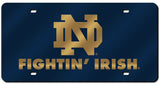Notre Dame Fighting Irish License Plate Laser Cut