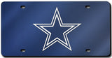 Dallas Cowboys License Plate Laser Cut