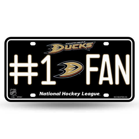 Anaheim Mighty Ducks License Plate #1 Fan Special Order