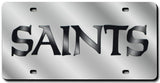 New Orleans Saints License Plate Laser Cut