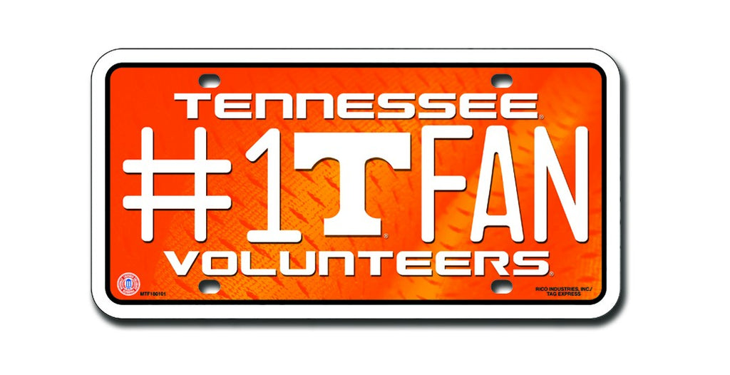 Tennessee Volunteers License Plate #1 Fan