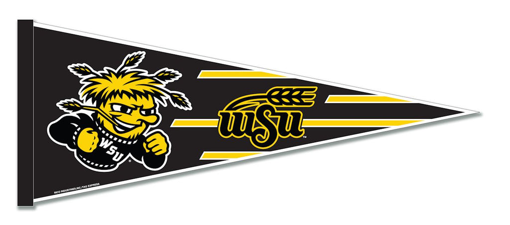 Wichita State Shockers Pennant 12x30 Carded Rico