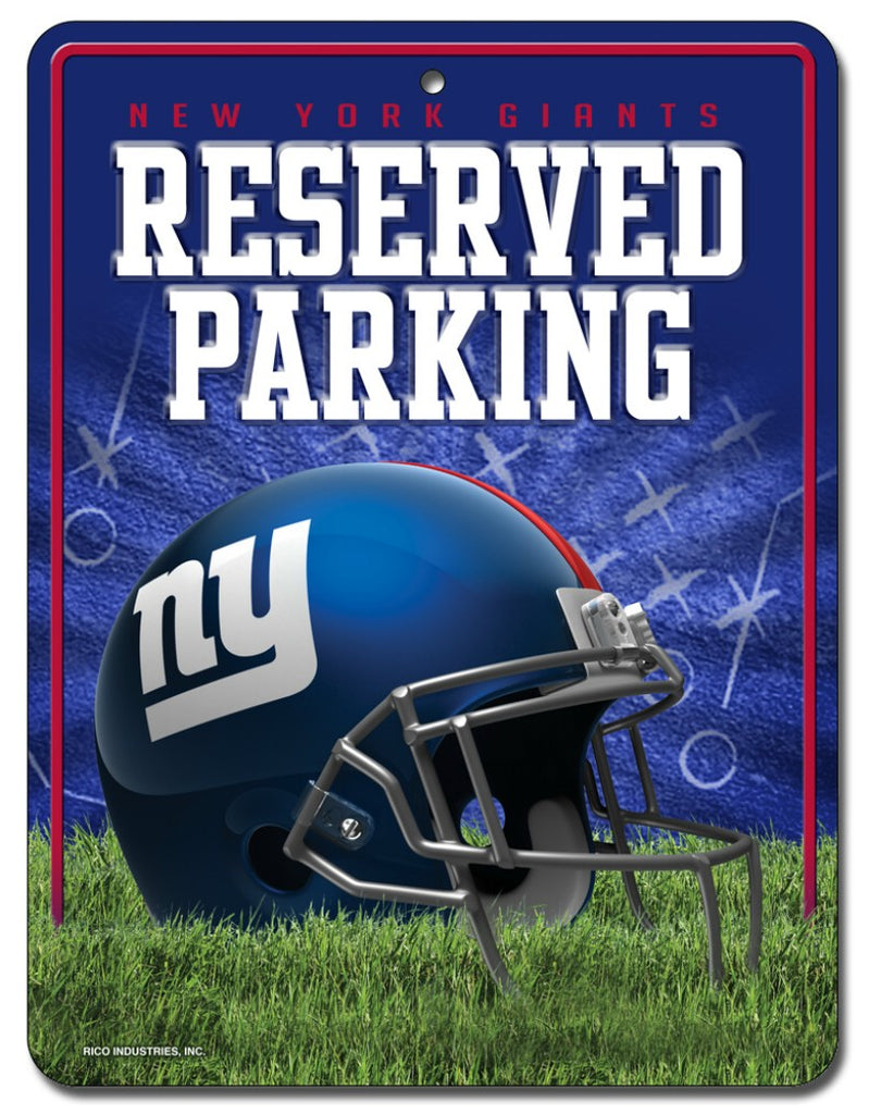 New York Giants Sign Metal Parking Special Order