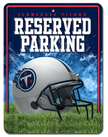 Tennessee Titans Sign Metal Parking Special Order
