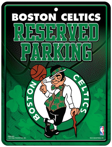Boston Celtics Sign Metal Parking Special Order