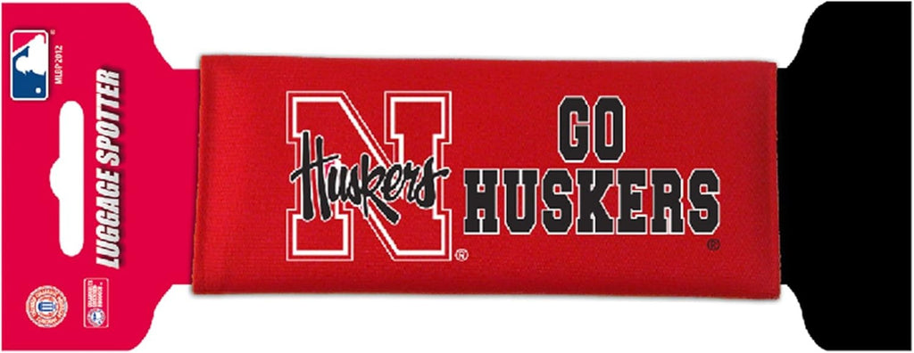 Nebraska Cornhuskers Single Luggage Spotter Script Logo