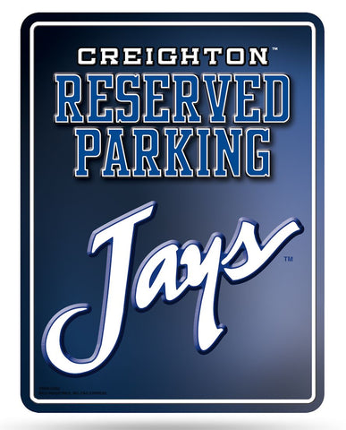 Creighton Blue Jays Metal Parking Sign Special Order