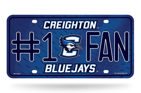 Creighton Blue Jays License Plate #1 Fan