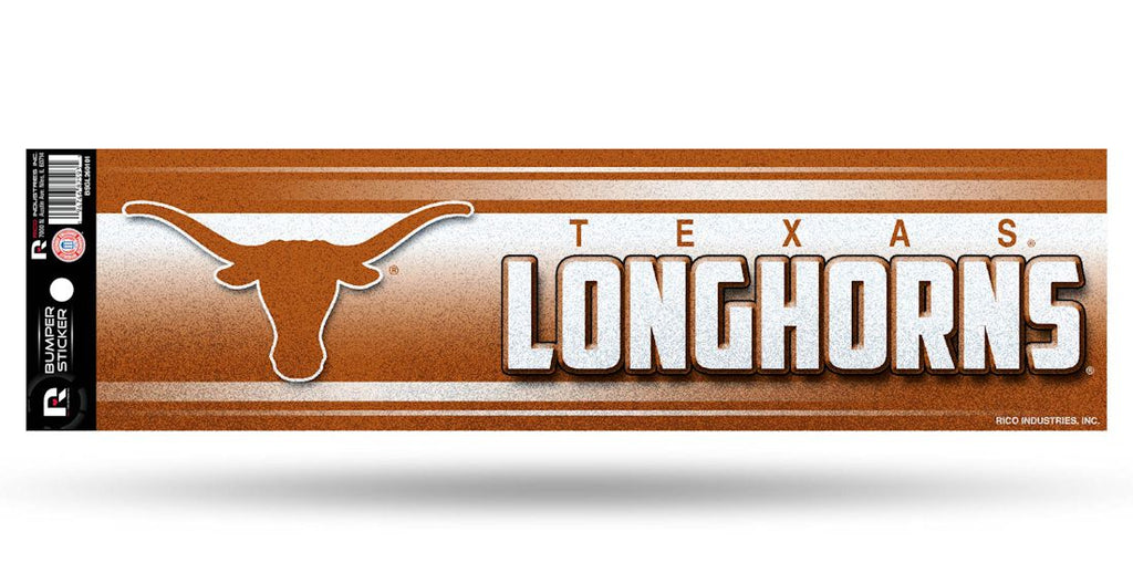 Texas Longhorns Decal Bumper Sticker Glitter