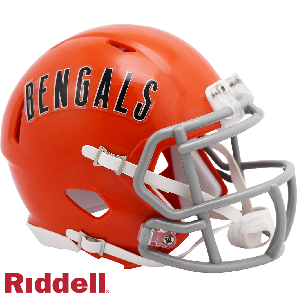 Cincinnati Bengals Helmet Riddell Replica Mini Speed Style 1968 1979 T/B Periodic Restock