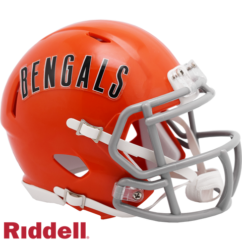 Cincinnati Bengals Helmet Riddell Replica Mini Speed Style 1968 1979 T/B Periodic Restock