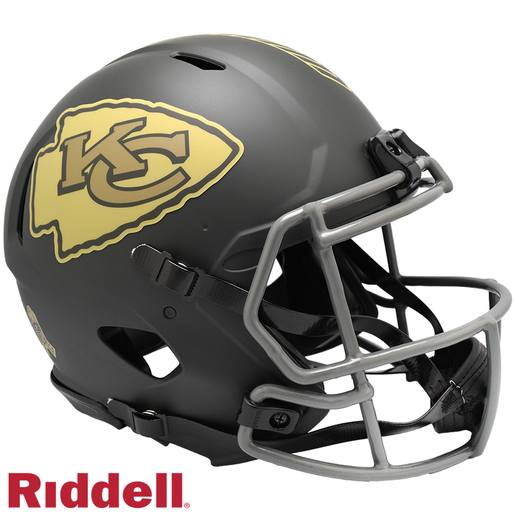 Kansas City Chiefs Helmet Riddell Full Size Speed Style Salute To Service 2025