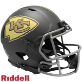 Kansas City Chiefs Helmet Riddell Full Size Speed Style Salute To Service 2025