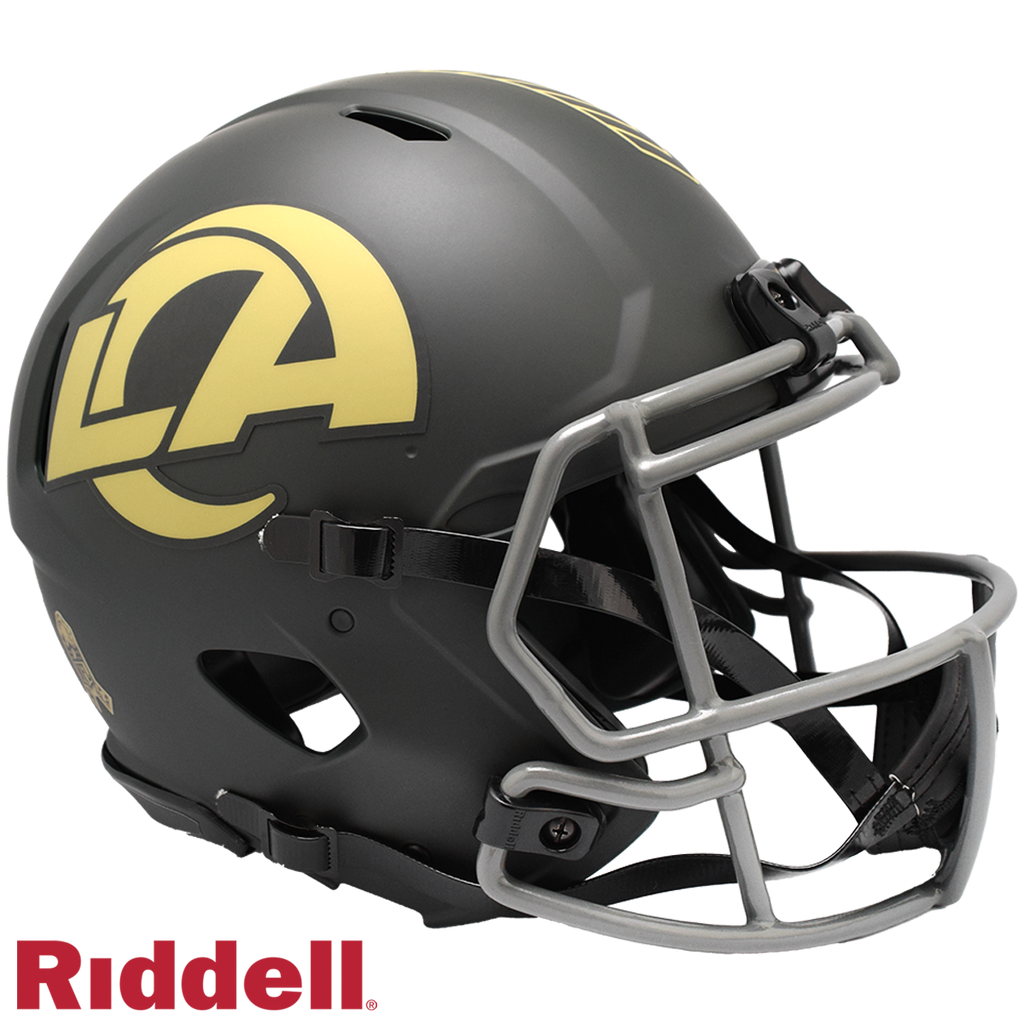Los Angeles Rams Helmet Riddell Full Size Speed Style Salute To Service 2025