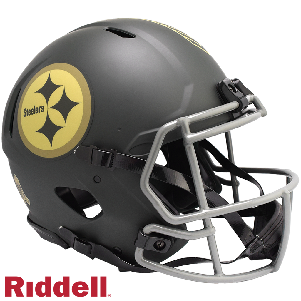 Pittsburgh Steelers Helmet Riddell Full Size Speed Style Salute To Service 2025