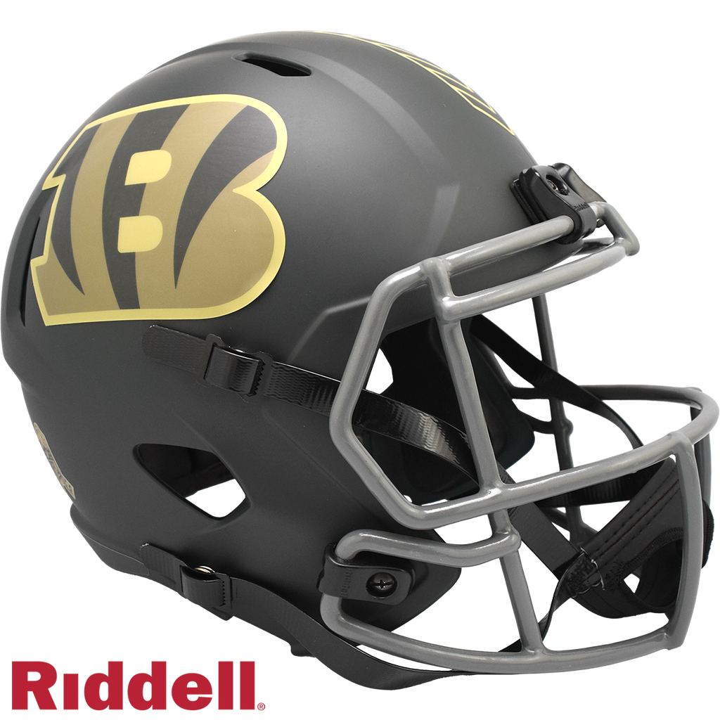 Cincinnati Bengals Helmet Riddell Replica Full Size Speed Style Salute To Service 2025