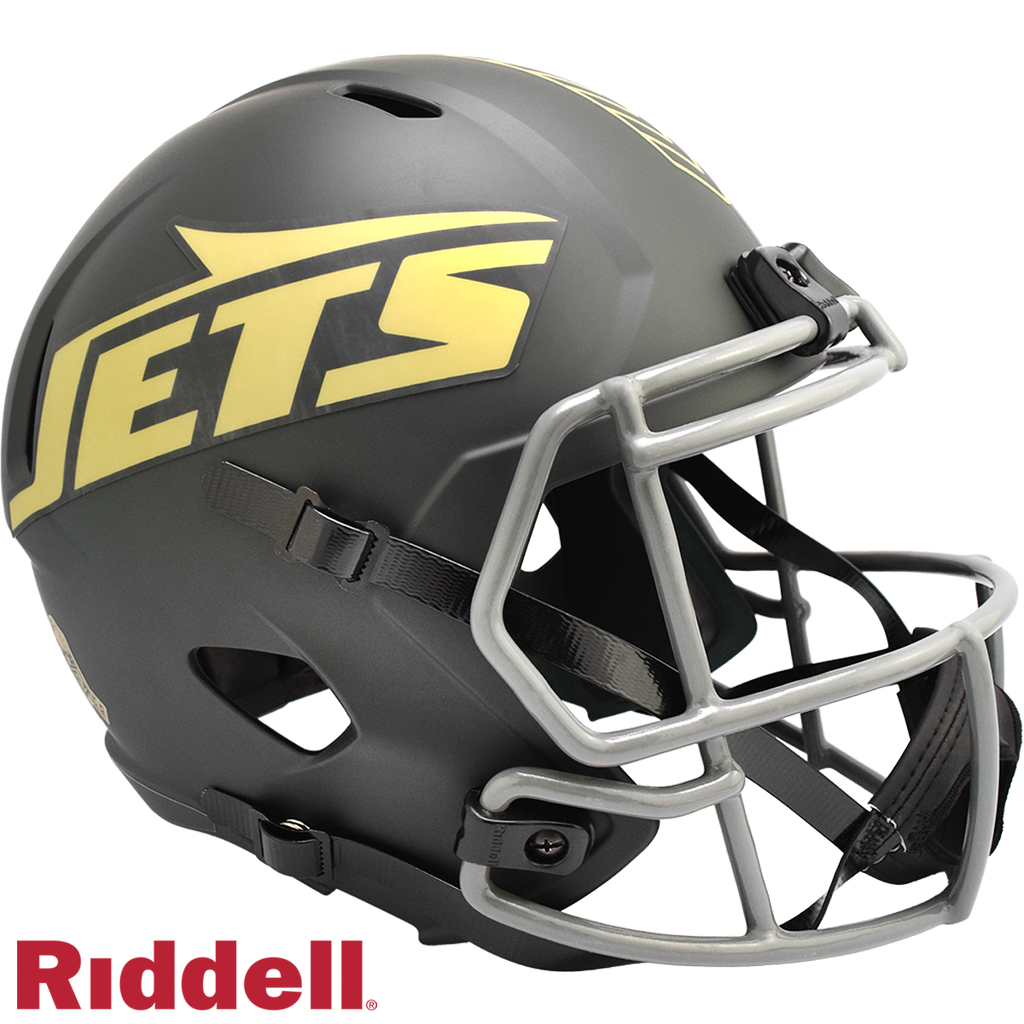 New York Jets Helmet Riddell Replica Full Size Speed Style Salute To Service 2025