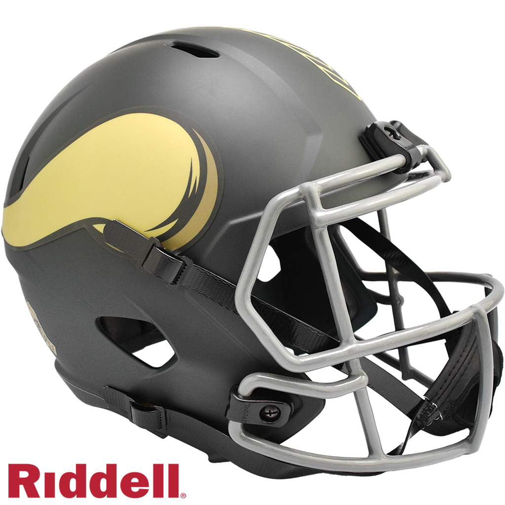 Minnesota Vikings Helmet Riddell Replica Full Size Speed Style Salute To Service 2025