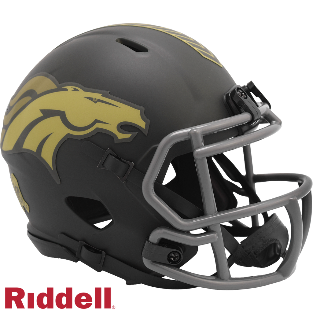 Denver Broncos Helmet Riddell Replica Mini Speed Style Salute To Service 2025