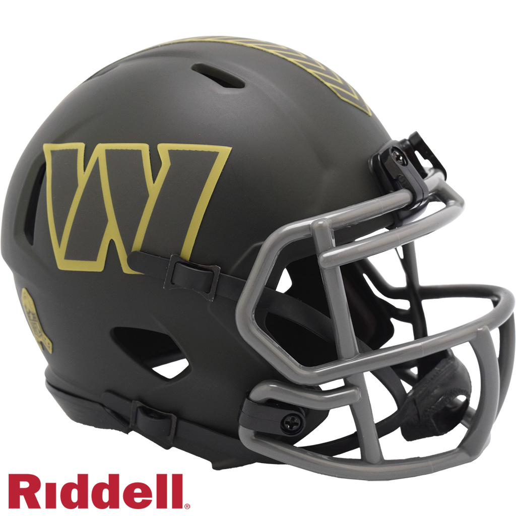 Washington Huskies Commanders Helmet Riddell Replica Mini Speed Style Salute To Service 2025