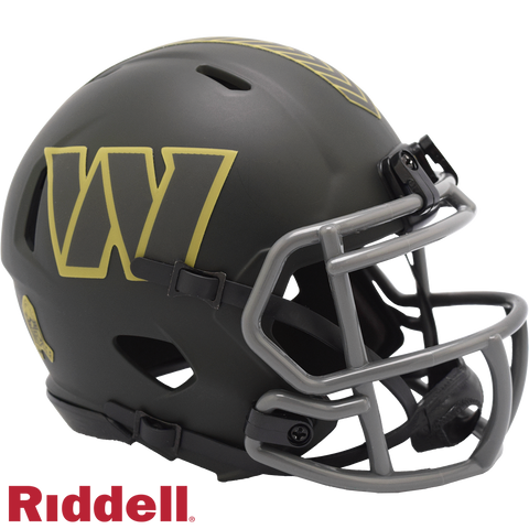 Washington Huskies Commanders Helmet Riddell Replica Mini Speed Style Salute To Service 2025