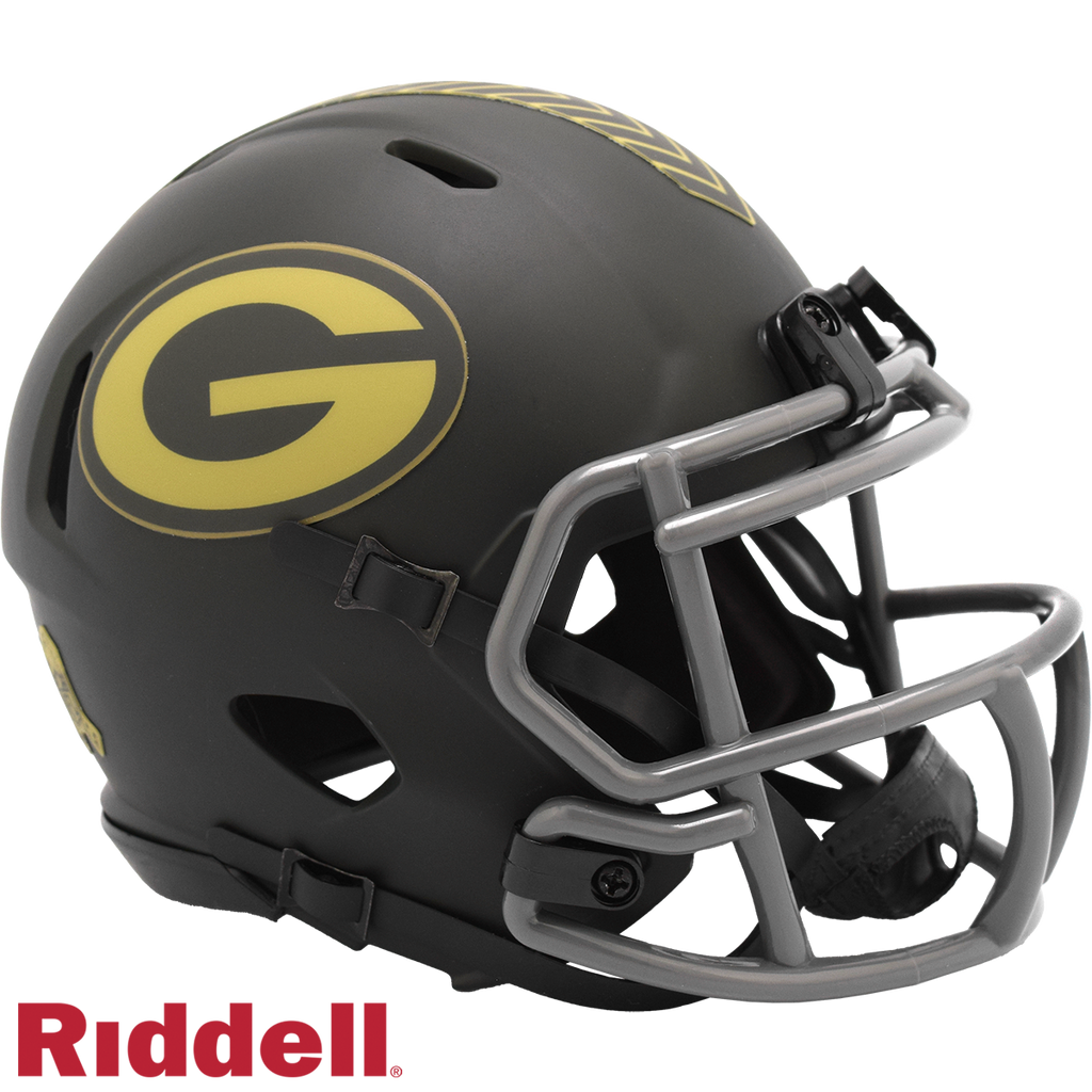 Green Bay Packers s Helmet Riddell Replica Mini Speed Style Salute To Service 2025