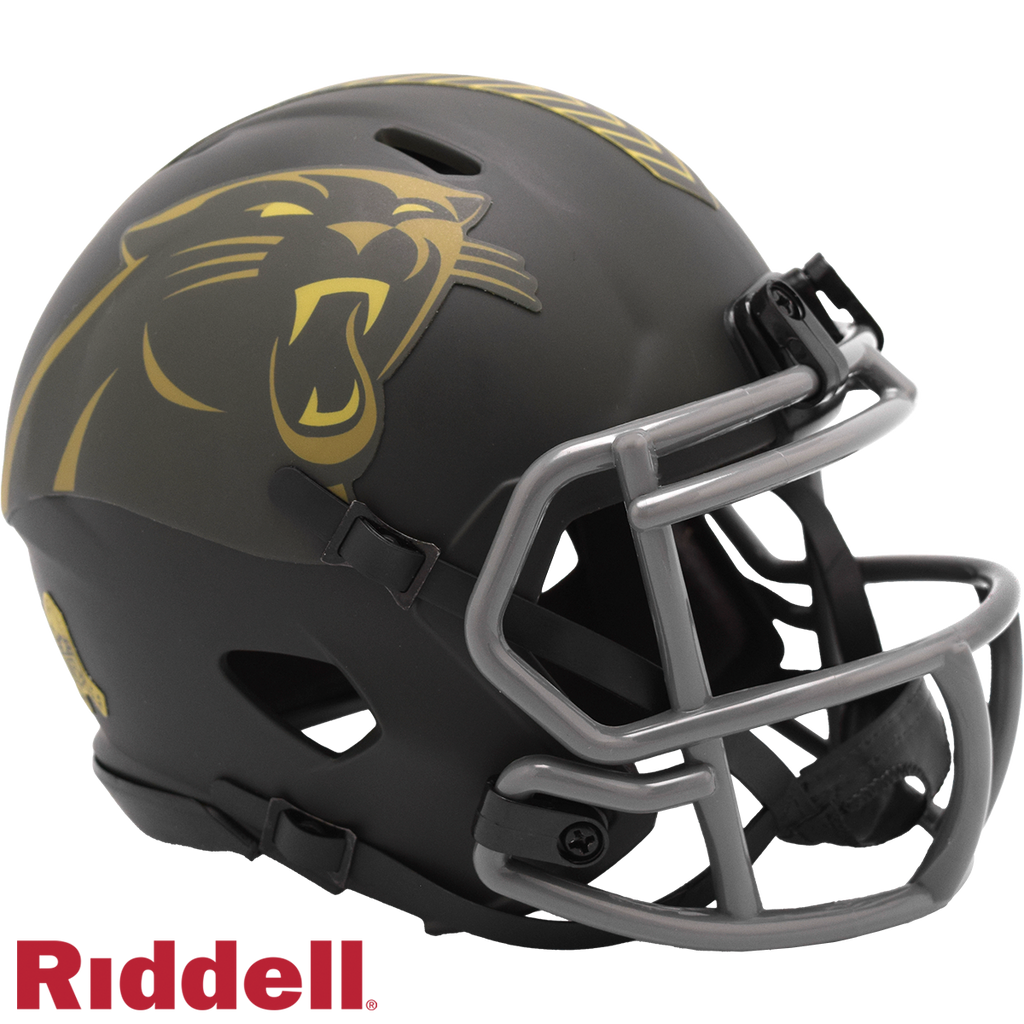Carolina Panthers Helmet Riddell Replica Mini Speed Style Salute To Service 2025