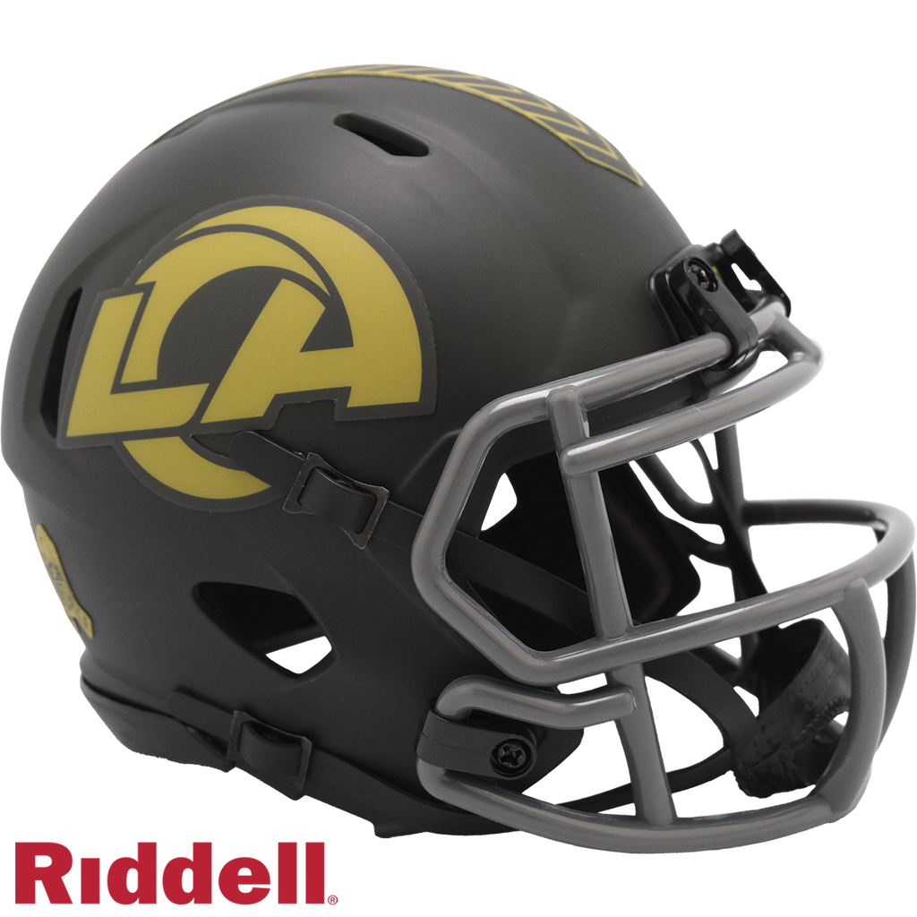 Los Angeles Rams Helmet Riddell Replica Mini Speed Style Salute To Service 2025
