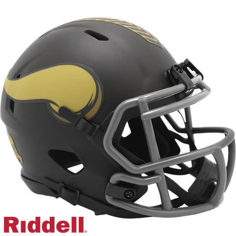 Minnesota Vikings Helmet Riddell Replica Mini Speed Style Salute To Service 2025