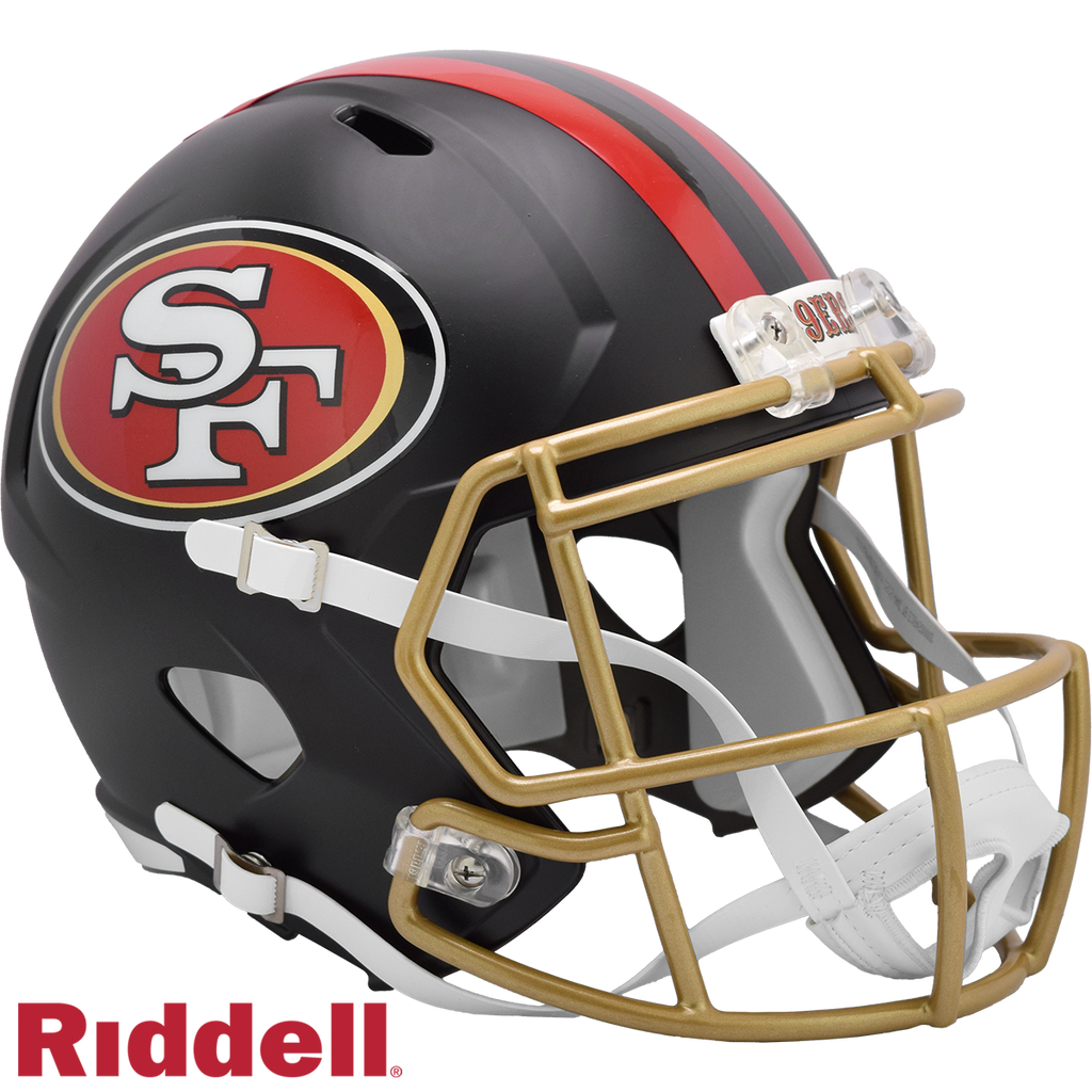 San Francisco 49ers Helmet Riddell Replica Full Size Speed Style Rivalry Alternate 2025