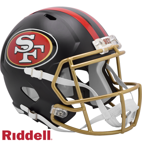 San Francisco 49ers Helmet Riddell Replica Full Size Speed Style Rivalry Alternate 2025